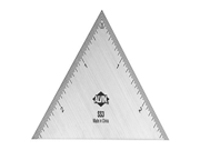 Alvin 3 Triangle Stainless Steel Ruler