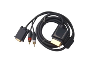Generic HD Video Audio HDTV RCA AV VGA Cable Cord Compatible for Microsoft Xbox 360 Console