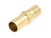 uxcell® Brass Equal Straight Barb Connector for Two 1 2 Pneumatic Air Hose