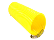 Forney 75418 Recoil Air Hose Yellow Nylon with 1 4 Inch Male NPT Fittings 1 Swivel End 1 4 Inch by 25 Feet 200 PSI