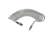 Ouya 6 Metre Transparent Recoil Air Hose 12mm OD by 8mm ID