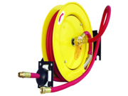 Amflo 505HR RET Automatic Open Hose Reel With 250 PSI 3 8 x 50 Red Rubber Air Hose