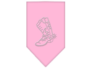 Boot Rhinestone Bandana Light Pink Small