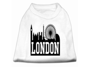 London Skyline Screen Print Shirt White XXL 18