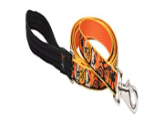 LupinePet Originals 3 4 Spooky 6 foot Padded Handle Leash for Medium and Larger Dogs