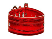 3 8 10mm Metallic Two Tier Collar Red Small