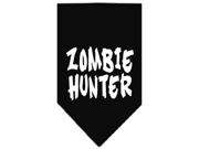 Zombie Hunter Screen Print Bandana Black Large