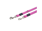 Rogz Utility Snake Pink multi purpose dog leash 5 3 ft Medium