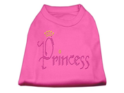 Princess Rhinestone Shirts Bright Pink M 12