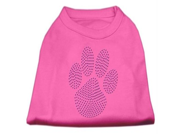 Purple Paw Rhinestud Shirts Bright Pink XS 8