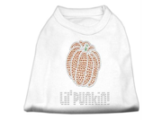 Lil Punkin Rhinestone Shirts White S 10