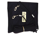 LeashInaBag Lightweight 15 Ft.1 4 Black Rope Pet Tie Out. For dogs up to 70 pounds. 100% USA Made.