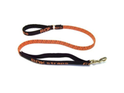 ROK Straps Stretch 54 Leash For Large Dogs 60lbs Plus Color Orange w Black