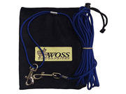 Leashinabag Lightweight 30 Ft. Royal Blue Paracord Pet Tie Out with Handle Loop. For Dogs up to 35 Pounds. 100% USA Made.