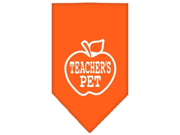 Teachers Pet Screen Print Bandana Orange Large