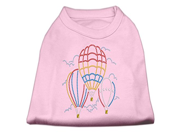 Hot Air Balloon Rhinestone Shirts Light Pink XS 8
