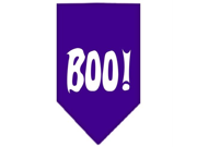Boo! Screen Print Bandana Purple Large