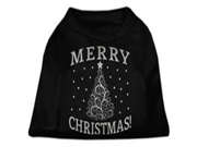 Shimmer Christmas Tree Pet Shirt Black XXL 18
