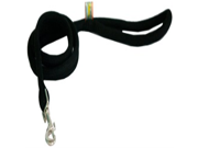 Yellow Dog Design Round Braided Lead for Dogs 3 8 Inch Black
