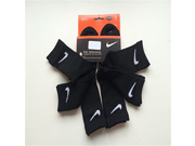 Nike Unisex 6 Pairs Pack Crew Socks 13C 3Y Solid Black