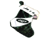 Officially Licensed NFL New York Jets Color Block Fuzzy Stocking