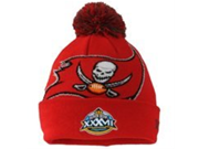 Tampa Bay Bucaaneers Big Team Super Bowl Patch Knit Hat with Pom