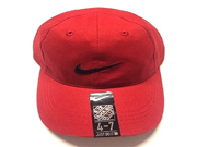 NIKE SWOOSH Baseball Cap Hat Toddler Boys 4 7 Adjustable Red