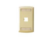 Suttle 1 Suttle 2 Outlet Faceplate Ivory
