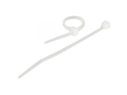 C2G 43043 6in Releasable Reusable Cable Ties White 50pk