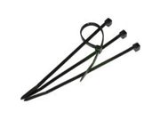 400 804BK Steren 4IN Cable Ties 100 Pcs Black by Steren