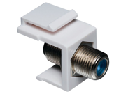 Datacomm 20 3202 WH Keystone Jack with 2.4 GHz F Connector White