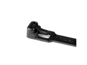 Hellermann Tyton REL50R0C2 Releasable Cable Tie 5.5 Long 50 lb Tensile Strength PA66 Black Pack of 100
