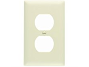 Pass Seymour TP8ICP TradeMaster One Gang Duplex Outlet Wall Plate Ivory 10 Pack
