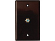 Datacomm 32 2024 BR 2.4 GHz Coax Wall Plate Brown