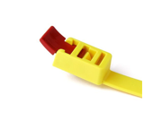 Hellermann Tyton RTT750HR.NX1P Releasable Cable Tie 29.6 Long 200 lb Tensile Strength PA66 Yellow Pack of 25