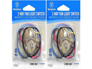 Westinghouse Lighting Corp 3 Way Fan Light Switch Pack of 2