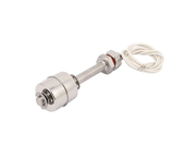 uxcell DC100V 85mm Stainless Steel Float Switch Tank Liquid Water Level Sensor