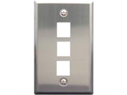 ICC FACE 3 SS IC107SF3SS 3Port Face Stainless Steel