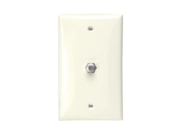 leviton 80781 t f connector wall plate light almond