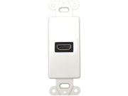 DATACOMM ELECTRONICS 20 4501 WH D¨¦cor Wall Plate Insert with 90¡ã HDMI R Connector 20 4501 WH