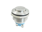 uxcell Stainless Steel Momentary Push Button Switch 22mm Flush Mount SPST