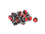 uxcell 16 Pcs 2 Terminals SPST OFF ON Red Momentary Push Button Switch