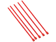 Panduit IT9100 CUV2 In Line Cable Tie Weather Resistant Nylon 6.6 UV Red 124 Min Tensile Strength 3.94 Max Bundle Diameter 0.065 Thickness 0.350 Width
