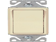 Eaton C7513A SP L 15 Amp 120 Volt Standard Grade 3 Way Metal Strap Decorator Lighted Switch Almond