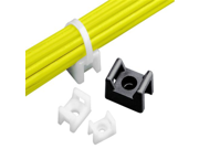 Panduit TM3S8 C Cable Tie Mount Screw Applied 8 Screw Mounting Method 0.32 Counterbore Diameter 0.37 Height 0.61 Width 0.86 Length Pack of 100