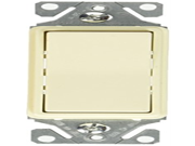 Eaton 7511A 15 Amp 120 277 volt Heavy Duty Grade Single Pole Decorator Lighted Switch with Back and Side Wiring Almond