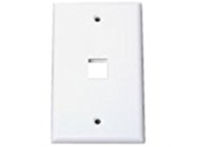 StarTech PLATE1WH Single Outlet RJ45 Universal Wall Plate White