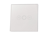 uxcell Gold Tone Crystal Glass Panel 1 Gang 1 Way Smart Capacitive Touch Dimmer Switch Home Light Control