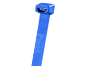 Panduit PLT1M C186 Pan Ty Cable Tie Metal Detectable Polypropylene Miniature Cross Section Curved Tip 15lbs Min Tensile Strength 0.87 Max Bundle Diameter