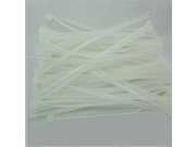 100pc 2mm*100mm Self locking Cable Tie Network Cabling Tag Nylon Tie?White